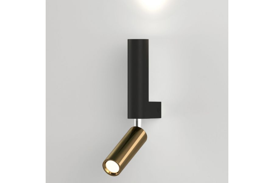 Спот Eurosvet Pitch 40020/1 LED черный/латунь a061312