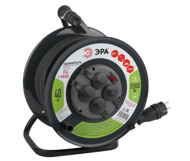 Удлинитель силовой Эра RMx-4es-3x2.5-40m-IP44(KG) Б0043059