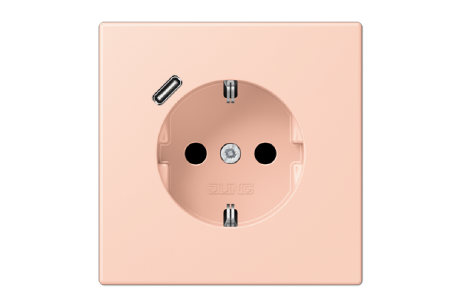 Розетка 2K+З USB Typ C Jung LC1520-18C234