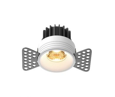 Встраиваемый светильник Maytoni Round DL058-7W2.7K-TRS-W