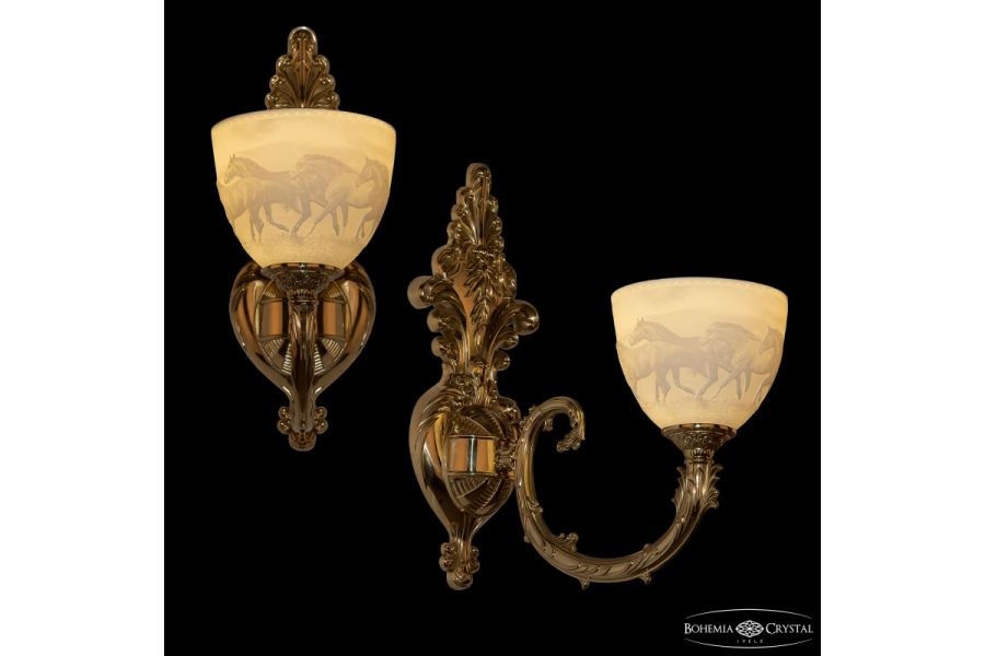 Бра Bohemia Ivele Crystal Florence 7109B15/1/210 G P1 U Horse