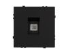 Механизм телефонной розетки Arlight SCT-NOBE-MTL1-SFPL-BK (RJ-11, 4C) (Черный оникс) 054301