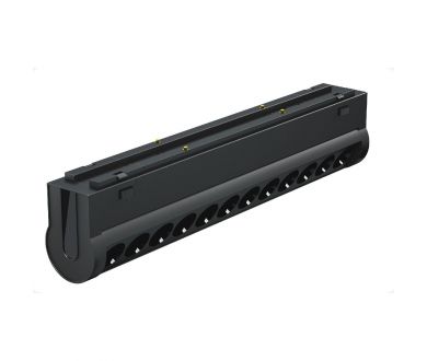Трековый магнитный светильник Arlight MAG-VIBE-LASER-TURN-L209-12W Warm3000 (BK, 24 deg, 48V) 044427