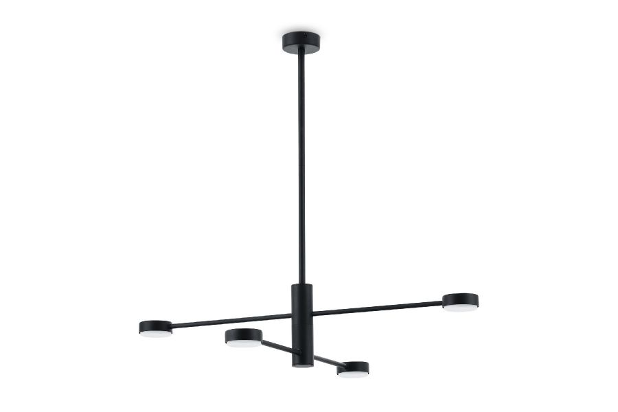 Люстра на штанге Freya Tactic FR5363CL-04B