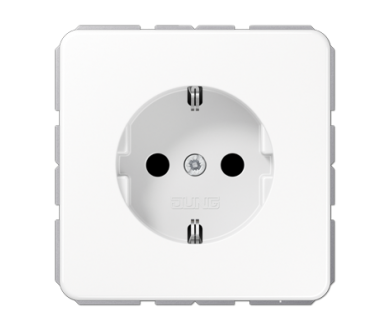 Розетка штепсельная Schuko Jung CD1520BFWW