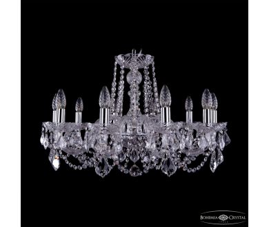 Подвесная люстра Bohemia Ivele Crystal 1402/10/240 Ni Leafs