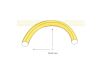 Светодиодная герметичная лента Arlight MOONLIGHT-TOP-A336-D30mm 24V Warm3000 (14.4 W/m, IP65, 5m, wire x1) 050481