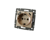 Механизм розетки с USB зарядкой Arlight SCT-MUAC-PL-GD-V (250V, 16A) 049832