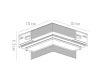 Коннектор угловой Arte Lamp Linea-accessories A480933