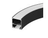 Алюминиевый профиль Arlight SL-ARC-5060-D1500-A90 Black (дуга 1 из 4) 029270