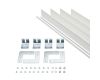 Рамка для встраиваемой установки панелей Arlight BX6012 White 023533