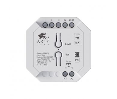 Купить Диммер Arte Lamp Triac A80D-01CH-RF Диммер Arte Lamp Triac A80D-01CH-RF