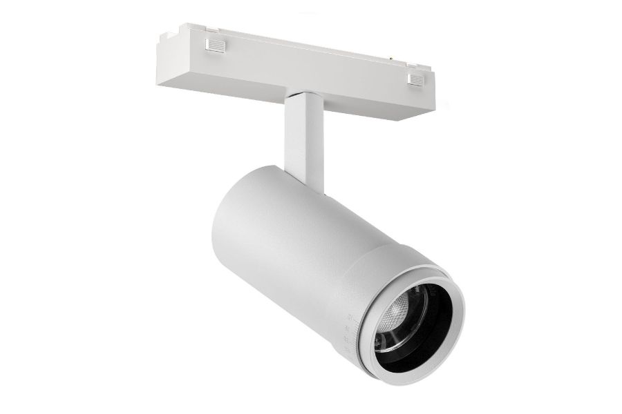 Трековый магнитный светильник Arlight MAG-VIBE-SPOT-ZOOM-R47-10W Day4000 (WH, 20-55 deg, 48V) 044486