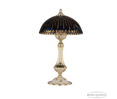 Настольная лампа Bohemia Ivele Crystal Florence 71100L/25 GW Amber-Blue/H-1K