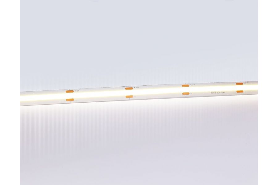 Светодиодная лента Ambrella Light Illumination COB 528Led/14W m/ 24V IP20 4500K/ 5m*10mm*2mm (2 конт.) GS4752