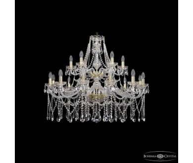 Подвесная люстра Bohemia Ivele Crystal 1413/12+6/360/2d G