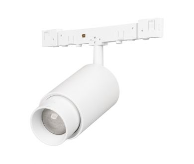 Трековый магнитный светильник Arlight MAG-MICROCOSM-SPOT-ZOOM-R30-2W Day4000 (WH, 15-45 deg, 24V) (IP20 Металл) 051803