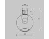 Трековый магнитный светильник Maytoni Bubble TR148-1-3W4K-B