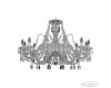 Подвесная люстра Bohemia Ivele Crystal 105/12/360 Ni