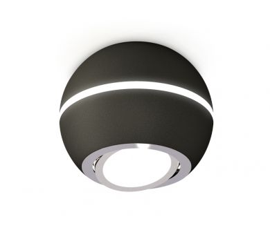 Накладной поворотный светильник с дополнительной подсветкой Ambrella Light Techno XS1102021 (C1102, N7003)