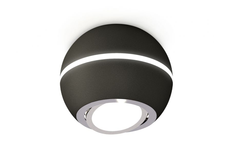 Накладной поворотный светильник с дополнительной подсветкой Ambrella Light Techno XS1102021 (C1102, N7003)