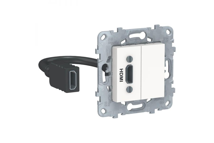 Розетка компьютерная HDMI Schneider Electric Unica New NU543018