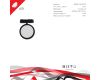 Трековый магнитный светильник Reluce 13008-9.3-001UR magnetic LED9W BK