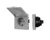 Механизм розетки Arlight влагозащищённый SCT-NOBE-MCP-SFPL-IS (230V, 16A) 059441