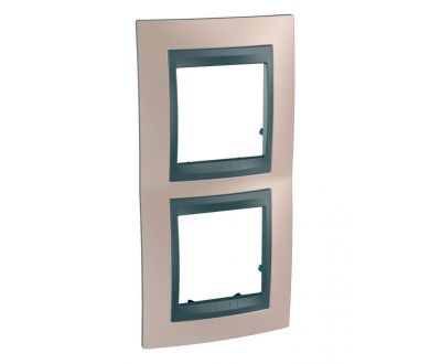 Рамка 2-постовая вертикальная Schneider Electric Unica Top MGU66.004V.296