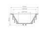 Профиль с экраном Arlight ALU-POWER-RW80F-2000ANOD+FROST 016472