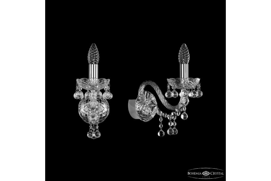 Бра Bohemia Ivele Crystal 1409B/1/160 Ni