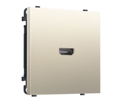 Комплект механизма розетки HDMI 2.1 SIGMA Шёлк 30V/900MS 4K-120HZ 8K-60Hz QUANT PRO Ambrella Volt MS554030 (SP5540, PR223)