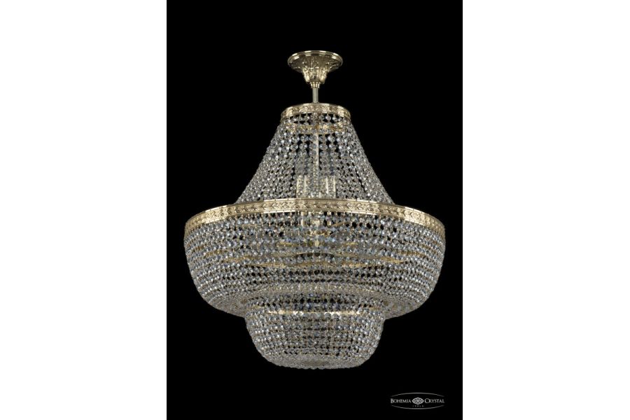 Люстра на штанге Bohemia Ivele Crystal 19091/H1/55IV G