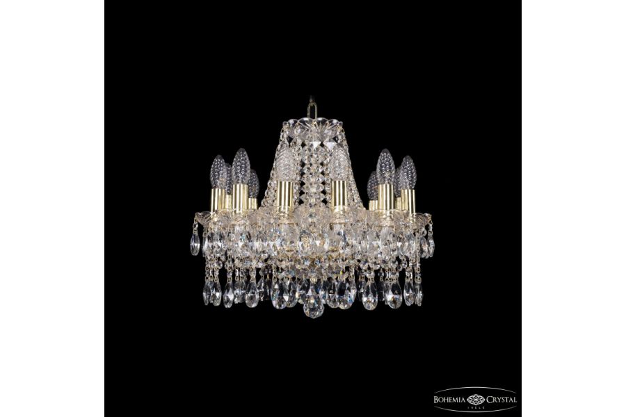 Подвесная люстра Bohemia Ivele Crystal 1413/12/141 G