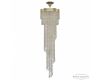 Каскадная люстра Bohemia Ivele Crystal 83111/30IV-100 G