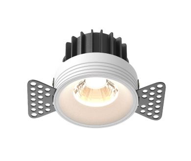 Встраиваемый светильник Maytoni Round DL058-12W3K-TRS-W