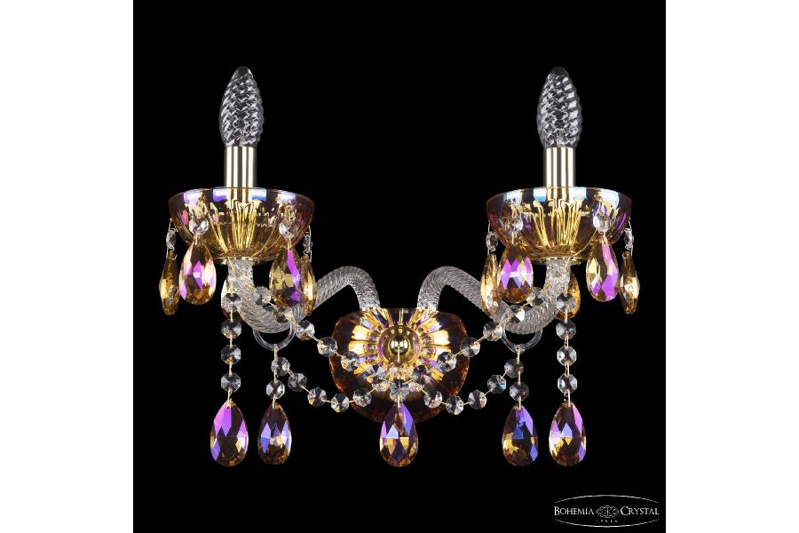 Бра Bohemia Ivele Crystal 5413B/2/165 G Shampan/M-1H K777