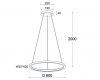 Подвесная люстра Italline IT013-6027 white 3000K