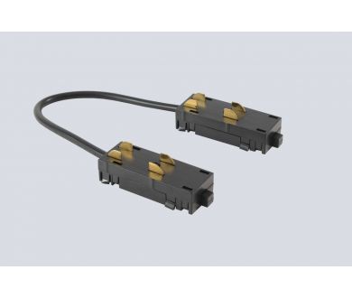 Соединитель питания угловой для накладного шинопровода 220V Crystal Lux CLT 0.205 04 BL