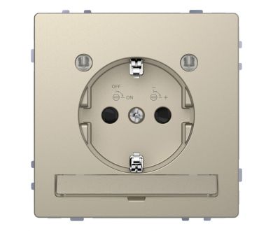 Розетка Schneider Electric Merten D-Life 16A с/з и LED модулем MTN2304-6033