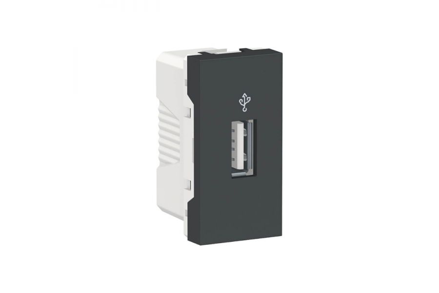 Розетка компьютерная USB Schneider Electric Unica New Modular NU342954
