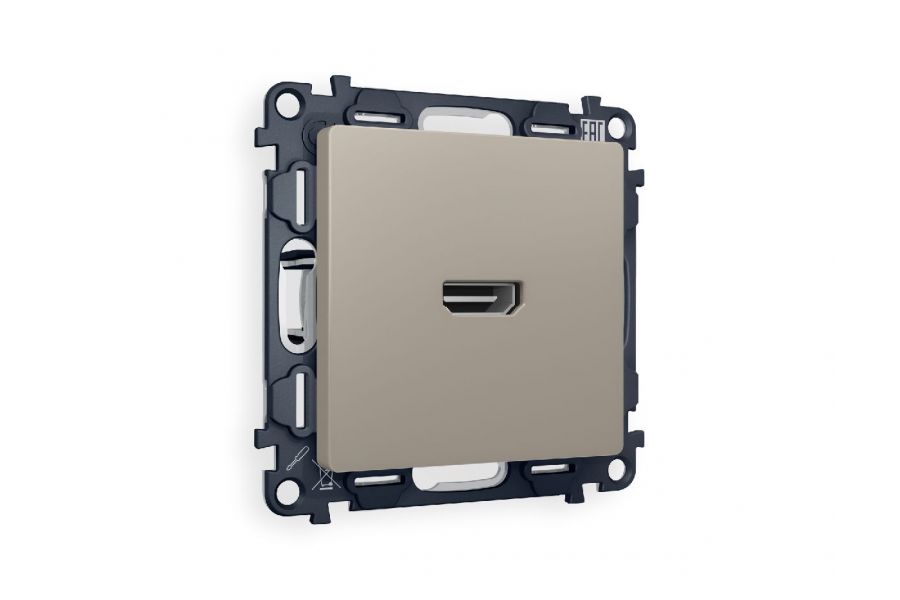 Комплект механизма розетки HDMI 2.0 40V/500mA 2.0GHz 5-18Gbit/s Ambrella Volt Alfa MA374010