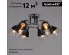 Потолочная люстра Reluce 70139-3.3-06 CR+BK