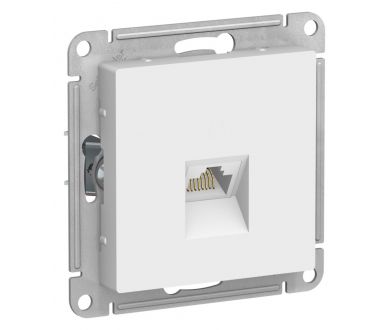 Розетка компьютерная RJ45, кат. 6A, Systeme Electric AtlasDesign Лотос ATN001386