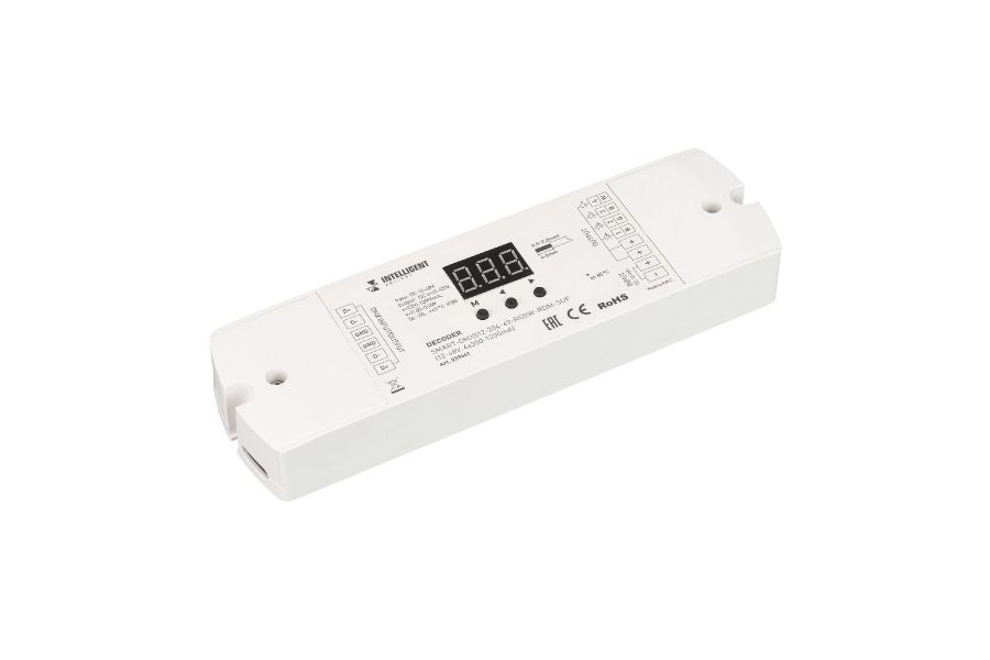 Декодер Arlight SMART-DMX512-204-62-RGBW-RDM-SUF (12-48V, 4x350-1200mA) 037441