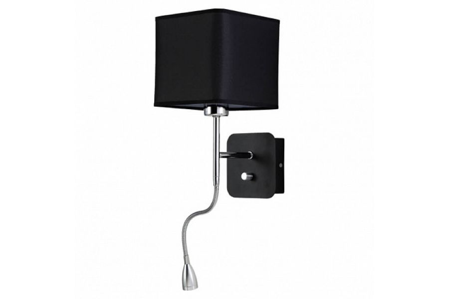 Бра Crystal Lux Paco AP2 Chrome/Black