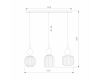 Подвесной светильник TK Lighting 11147 Sophia Green Cognac a071833