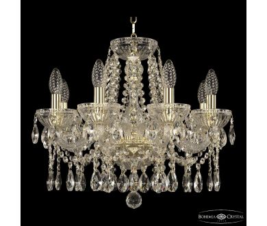 Купить Подвесная люстра Bohemia Ivele Crystal 5413/8/165 G Clear/M-1G Подвесная люстра Bohemia Ivele Crystal 5413/8/165 G Clear/M-1G