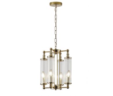 Подвесная люстра Crystal Lux TOMAS SP4 BRASS