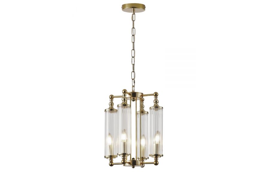 Подвесная люстра Crystal Lux TOMAS SP4 BRASS